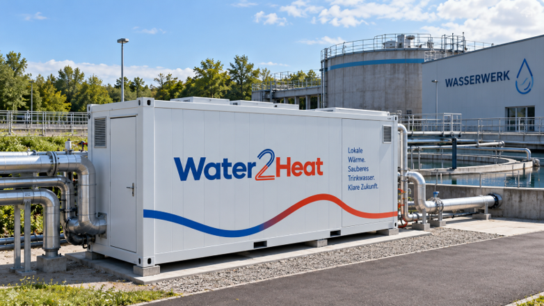 Modulare Water2Heat-Containerlösung